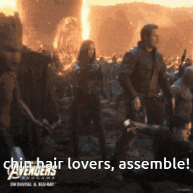 Chin Hair Avengers GIF