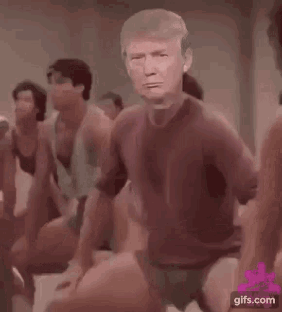 Donald Trump Travolta GIF - Donald Trump Travolta Hip Thrust GIFs