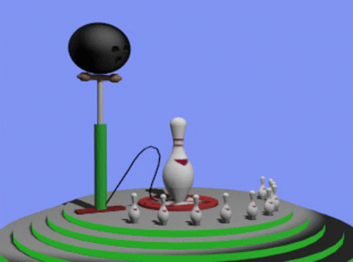 Bowling Strike GIF - Bowling Strike Bowling Animation GIFs