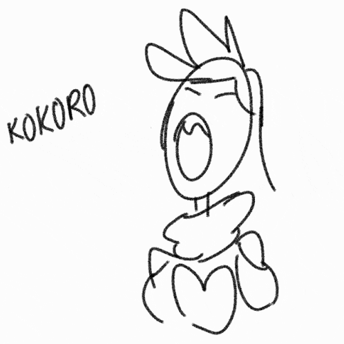 a black and white drawing of a person with the words " as heartful punch " written below it