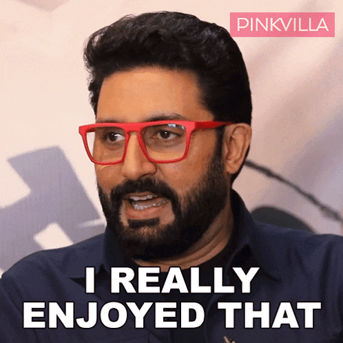 I Really Enjoyed That Abhishek Bachchan GIF - I Really Enjoyed That Abhishek Bachchan Pinkvilla GIFs
