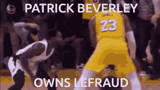 Patrick Beverley Lebron James GIF - Patrick Beverley Lebron James Clippers GIFs