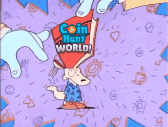 a hand is pointing at a cartoon character 's head in a cartoon .