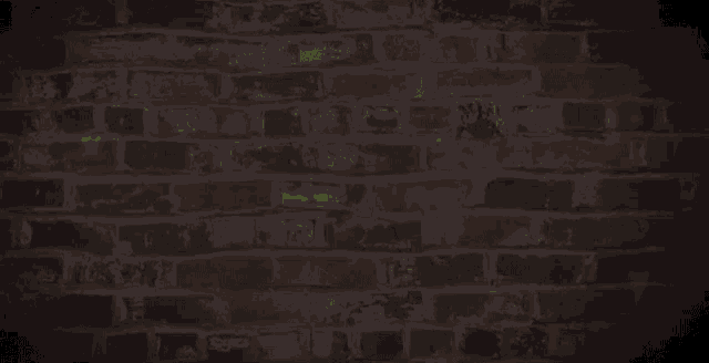 a brick wall with green graffiti on it that says `` cache '' .