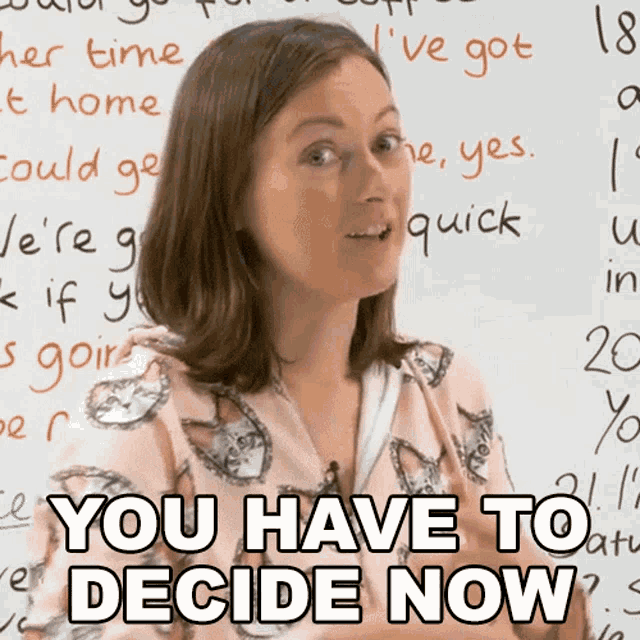 You Have To Decide Now Jade GIF - You Have To Decide Now Jade Jade Joddle GIFs