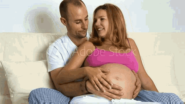 Zfykbfw Pregnant Couple GIF - Zfykbfw Pregnant Couple Dark Blonde GIFs