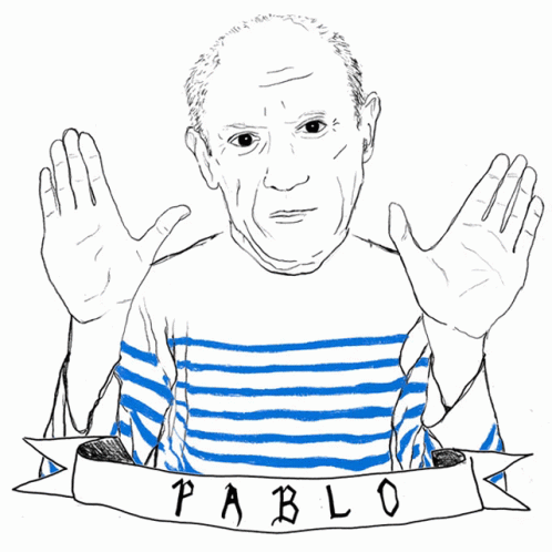 Pablo Picasso GIF - Pablo Picasso Deerdana GIFs