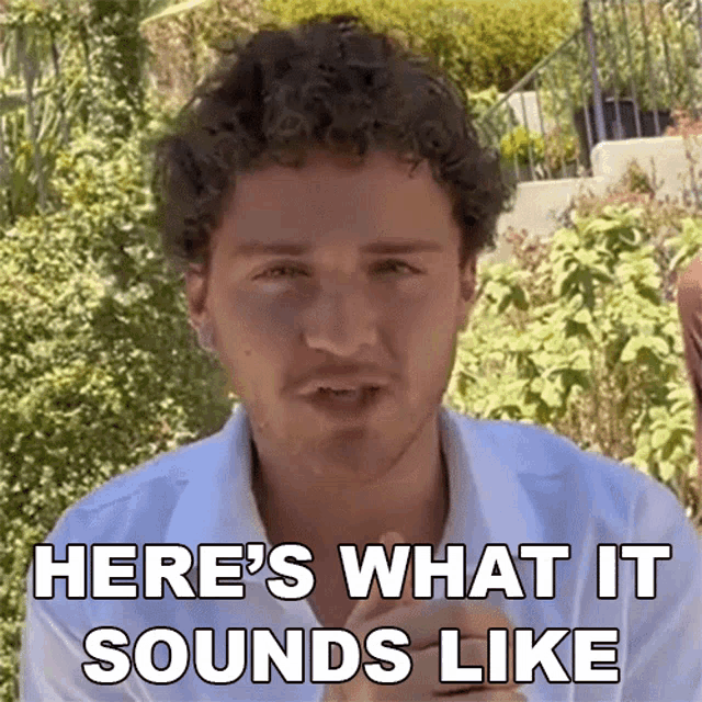 Heres What It Sounds Like Andrew Bazzi GIF - Heres What It Sounds Like Andrew Bazzi Bazzi GIFs