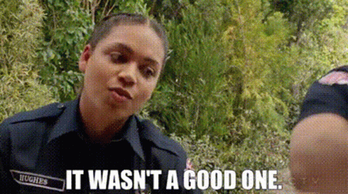 Station19 Victoria Hughes GIF - Station19 Victoria Hughes It Wasnt A Good One GIFs