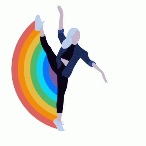 Dancing Rainbow GIF - Dancing Rainbow GIFs