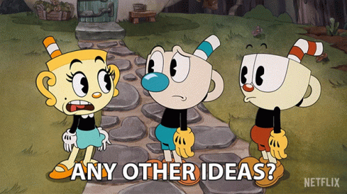 Any Other Ideas Cuphead GIF - Any Other Ideas Cuphead Mugman GIFs