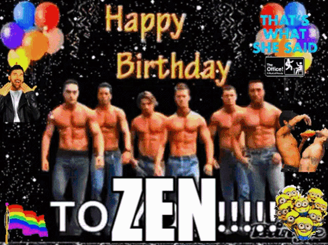 Gay Happy Birthday GIF - Gay Happy Birthday Zen Moua GIFs