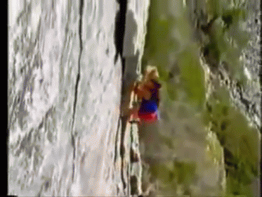 Human Monkey GIF - Rockclimbing Extreme Awesome GIFs