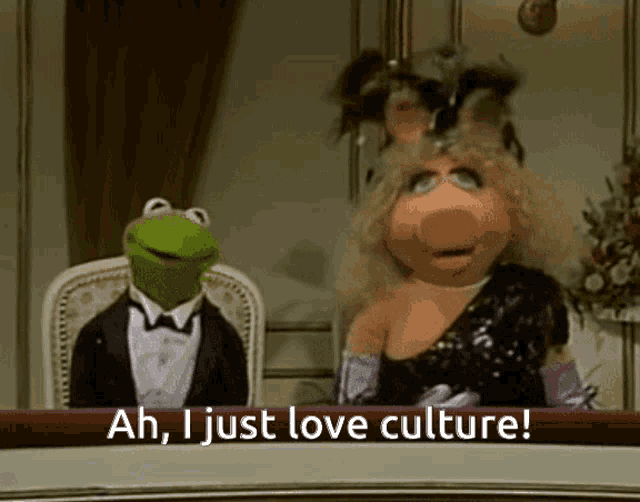 I Love Culture Culture GIF - I Love Culture Culture Muppets GIFs