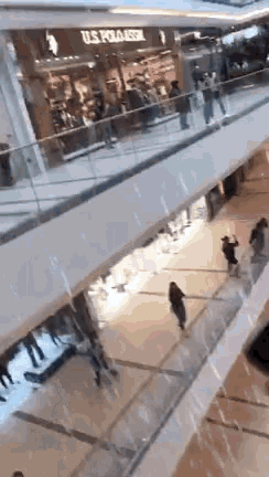 a u.s. polo assn. store is visible in a shopping mall