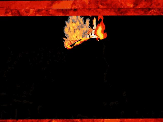 a picture of a crocodile with flames coming out of it 's eyes