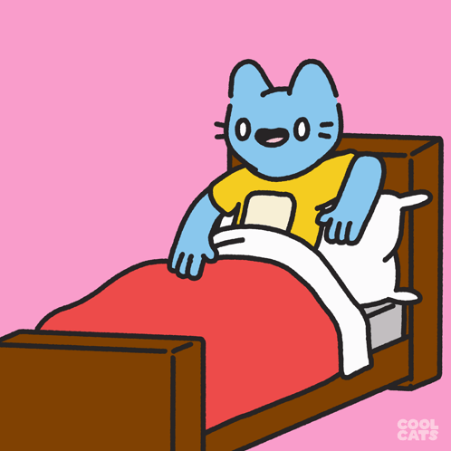 Cool Cats Blue Cat GIF - Cool Cats Blue Cat Tired GIFs
