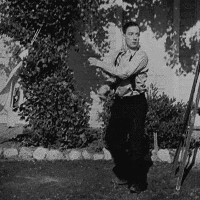 Buster Keaton Tada GIF - Buster Keaton Tada Pose GIFs