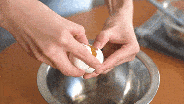 Separating The Egg Whites Two Plaid Aprons GIF - Separating The Egg Whites Two Plaid Aprons Splitting The Egg GIFs