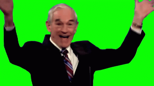 Ron Paul Excited GIF - Ron Paul Excited Its Happening GIFs