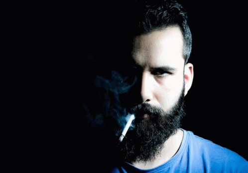 Beard Smoke GIF