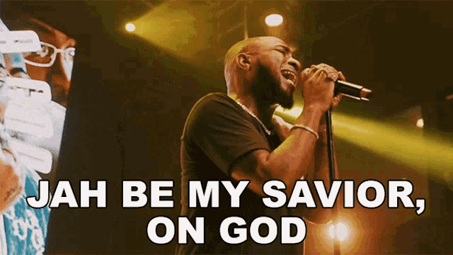 Jah Be My Savior On God GIF - Jah Be My Savior On God Davido GIFs