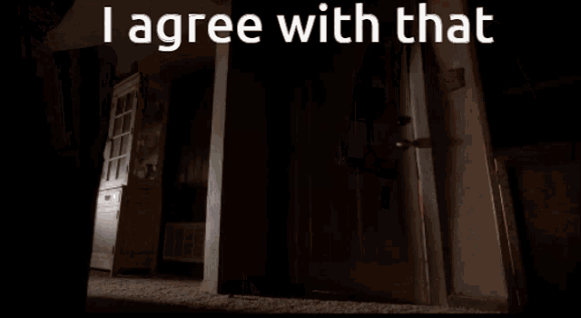 a picture of a man holding a red bag with the words " i agree with that " below him