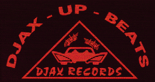 a logo for djax records with a teapot and wheat