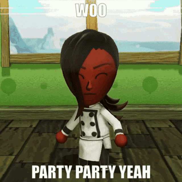 Woo Party Party Yeah Miitopia GIF - Woo Party Party Yeah Miitopia Jamil Viper GIFs