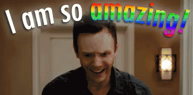 Im Amazing GIF - I Am So Amazing Text Rainbow GIFs