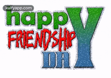 a picture of a happy friendship day message