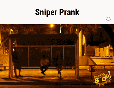 Sniper Prank GIF - Sniper Prank Busstop GIFs