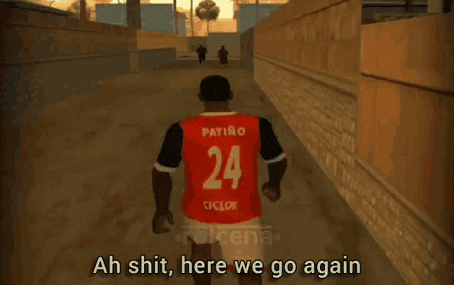 a video game screen shows a player with the number 24 on their jersey