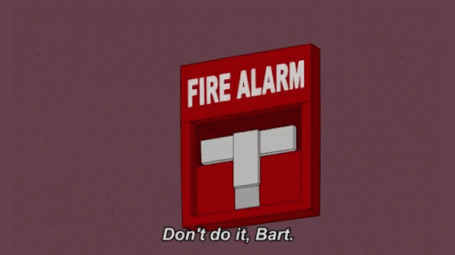 Lisa Fire Alarm GIF - Lisa Fire Alarm Dont Do It GIFs