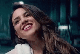 Lily James Baby Driver GIF - Lily James Baby Driver Laugh GIFs