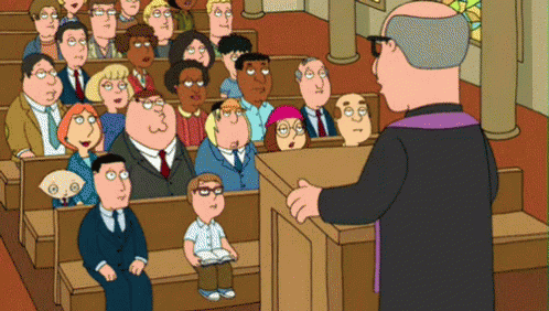 Bible Fight! - Family Guy GIF - Family Guy Bible Fight Peter Griffin GIFs