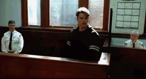 Man Is A What  GIF - Good Will Hunting Court Will Hunting GIFs