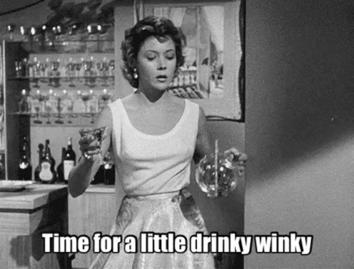 Drinky Winky Drinking Time GIF - Drinky Winky Drinking Time Happy Dance GIFs