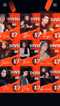 a collage of images with the number 17 on the bottom