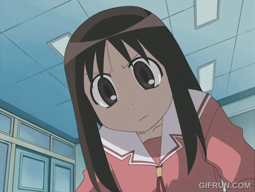 a picture of a cartoon girl with a gifrun.com watermark