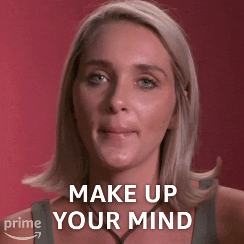 Make Up Your Mind Morgan GIF - Make Up Your Mind Morgan Twin Love GIFs