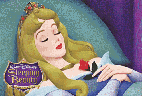 sleeping beauty is celebrating its 50th anniversary with a poster of aurora