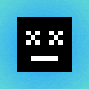 a pixel art drawing of a dead face with a cigarette in front of it