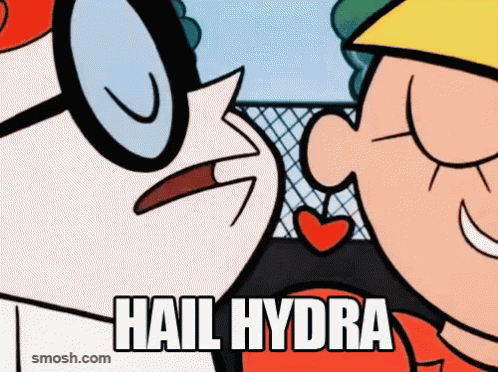 Hail Hydra GIF - Dexters Lab Hail Hydra Whisper GIFs