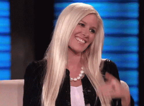 When Someone Compliments You GIF - Blonde Compliment Heidi Montag GIFs