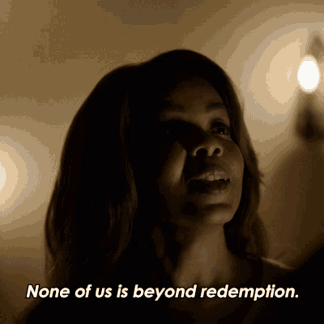 None Of Us Is Beyond Redemption Pastor Nichelle Del Rio GIF - None Of Us Is Beyond Redemption Pastor Nichelle Del Rio The Twilight Zone GIFs