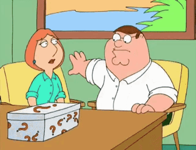 Mystery Box Family Guy GIF - Mystery Box Family Guy A Boats Boat GIFs