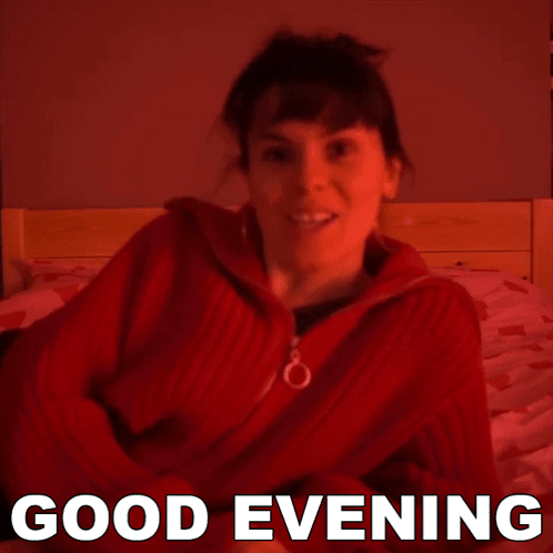 Good Evening Tara Mooknee GIF - Good Evening Tara Mooknee Evening Greetings GIFs