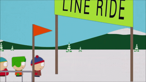 South Park Line GIF - South Park Line Ride GIFs