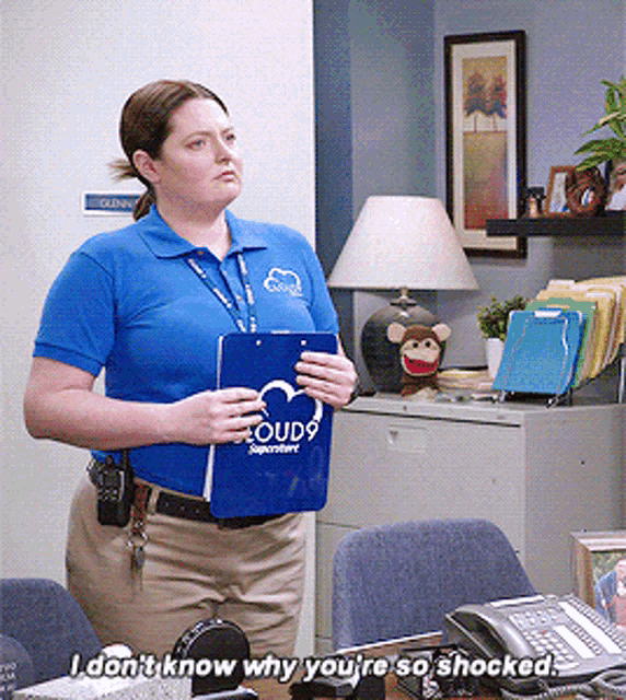 Superstore Dina Fox GIF - Superstore Dina Fox I Dont Know Why Youre So Shocked GIFs